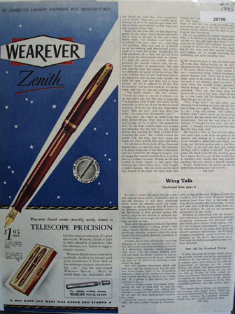 Wearever Pen 1945 Ad