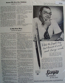 Scripto Co 1946 Ad
