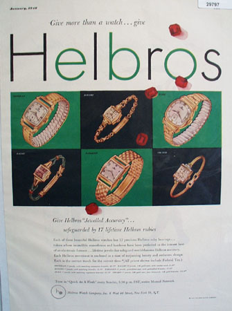 Helbros More than a watch 1948 Ad