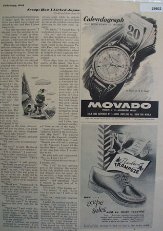Movado Calendograph Watch 1948 Ad