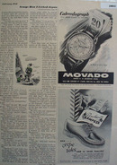 Movado Calendograph Watch 1948 Ad