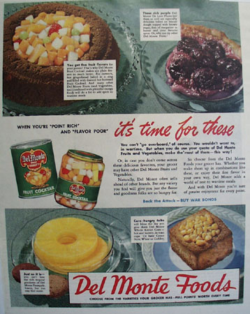 Del Monte Foods 1944 Ad