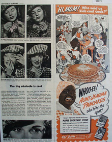Aunt Jemima Pancakes Hits the Spot 1945 Ad