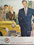 Hart Schaffner And Marx Smooth Lines Ad 1947