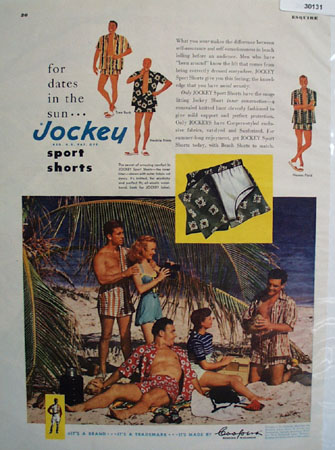 Jockey Sport Shorts Dates In Sun Ad 1948