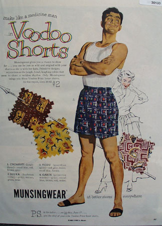 Munsingwear Voodoo Shorts Ad 1951