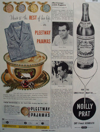 Pleetway Pajamas Christmas Ad 1949
