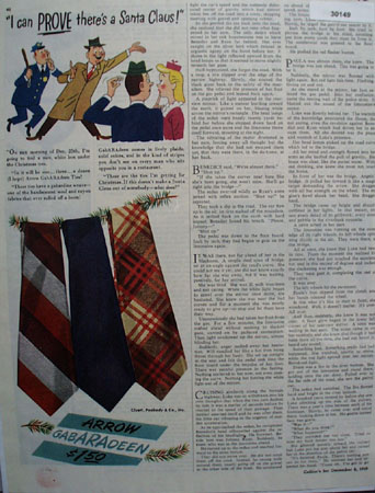 Arrow Ties Christmas Ad 1945