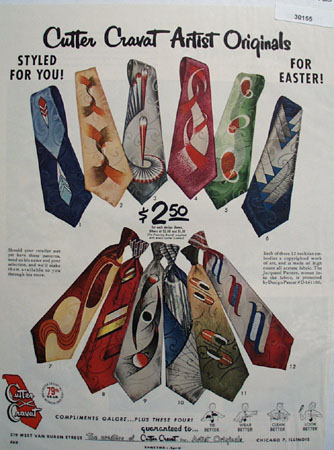 Cutter Cravat Easter Ad 1953