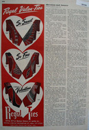 Regal Ties Valenties Ad 1949