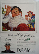 Dobbs Hats Christmas Ad 1948