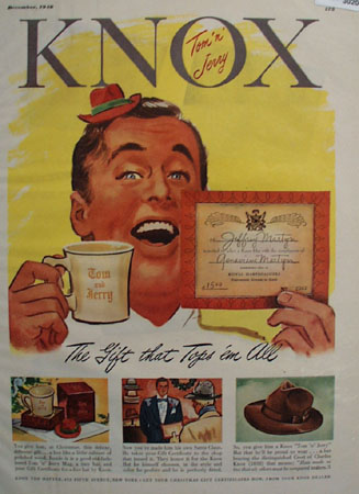 Knox Hat Gift That Tops Them All Ad 1948