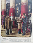 Acting Good Style Drawing by Leslie Saalburg Ad 1947