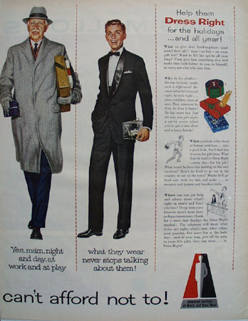 Dress Right You Can Not Afford Not To Ad 1956