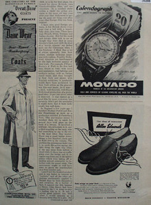 Cosmopolitan Mfg Co Dane Wear Topcoat Ad 1947