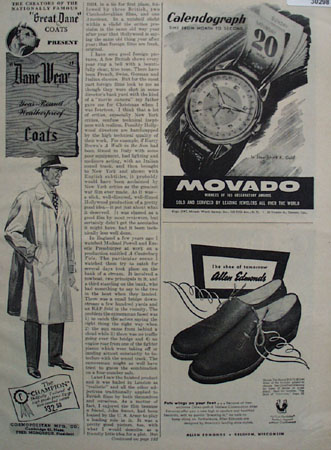 Cosmopolitan Mfg Co Dane Wear Topcoat Ad 1947