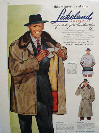Lakeland Mfg This Winter As Always Ad 1948