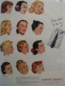 Arrow Shirts.Nice Spot to Be In Ad 1948