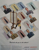 Arrow Shirts Portrait of You In 14 Colors Ad 1949