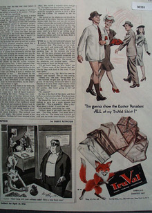Tru Val Shirt Easter Ad 1946