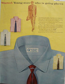 Van Heusen Young Man Going Places Ad 1953