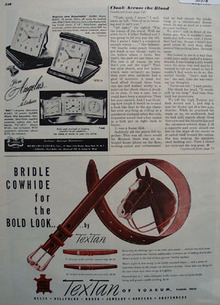 Textan Of Yoakum Mens Belts Ad 1948