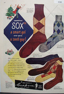 Coopers Mens Hosiery Christmas Ad 1948