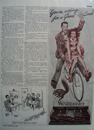 Westminster Asking For Good Sock Ad 1946