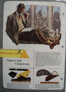 Campus And Classroom Drawing by M Burniston Ad 1949