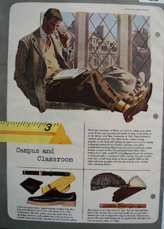 Campus And Classroom Drawing by M Burniston Ad 1949