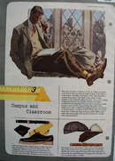 Campus And Classroom Drawing by M Burniston Ad 1949
