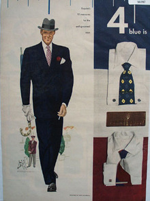 Number Four on Tape Drawing by R Eaglesham Ad 1949