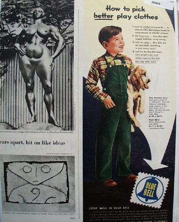 Blue Bell Pick Better Play Clothes.Ad 1950