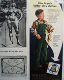 Blue Bell Pick Better Play Clothes.Ad 1950