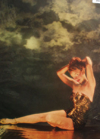 Golden Girl For Valentines Day Ad 1951
