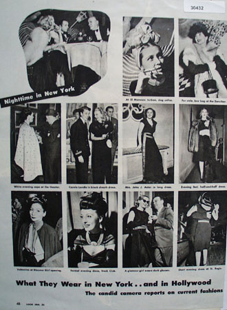 What They Wear In New York And Hollywood Ad 1945