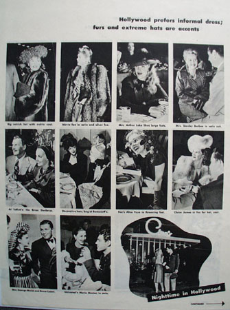 What They Wear In New York And Hollywood Ad 1945