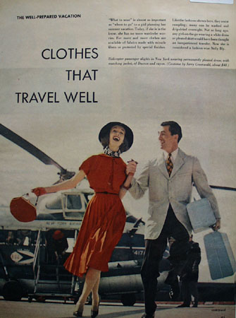Clothes That Travel Well Ad 1952