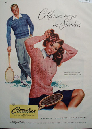 Catalina Sweaters California Magic Ad 1948