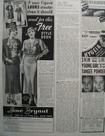 Lane Bryant Send For Free Style Book Ad 1937
