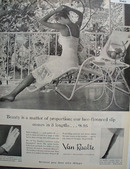 Van Raalte Gloves Stockings Lingerie Ad 1956
