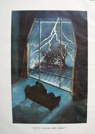 Cartoon by E Simms Campbell Lightning 1950