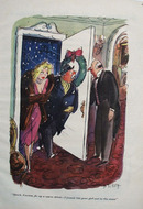 Cartoon By B Tobey Found Girl In Snow 1948