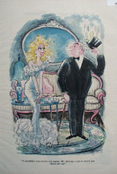 Cartoon By Shermund Man With Cane And Top Hat 1948