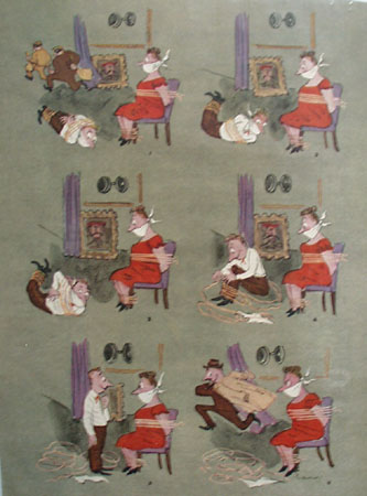Cartoon by Baer Burglars 1948