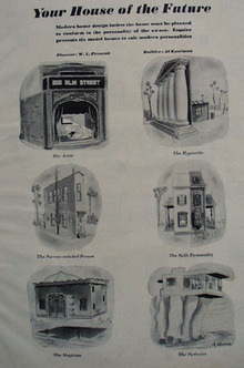Cartoons by Al Kaufman House of Future 1949