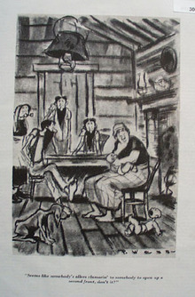 Cartoon By P Webb Inside The House 1943