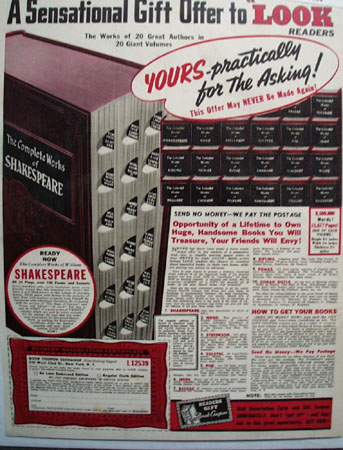 Complete Works of Shakespeare Ad 1939