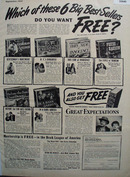 Book League of America Great Expectations Ad 1947