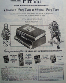 Book Of Month Club Grimms Fairy Tales Ad 1946